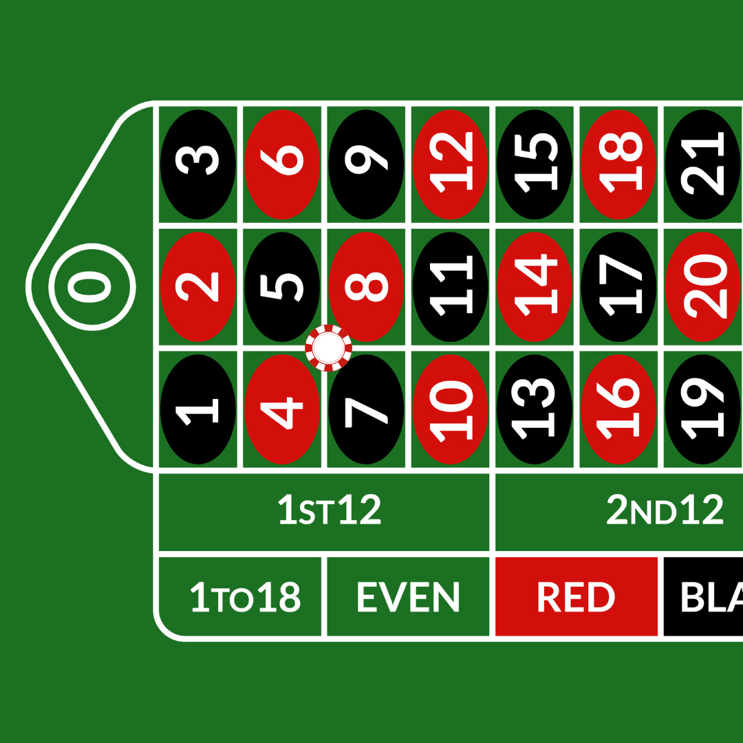 Image of square roulette bet
