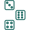 Online Sic Bo Icon of Three Dice
