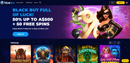 Blue-Leo-Casino-Welcome-Bonus