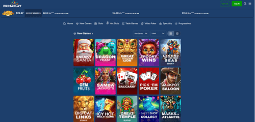 PrimaPlay-Casino-Game-Selection