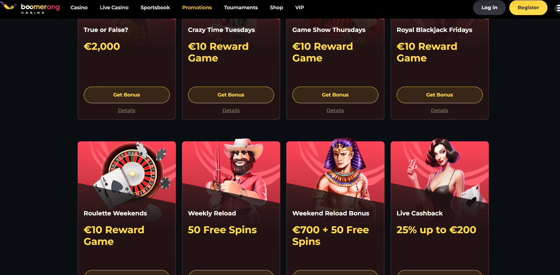 boomerang promotion
