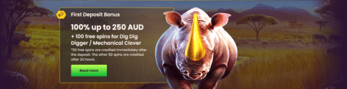 first deposit bonus