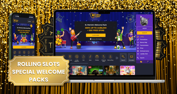 Rolling Slots St Patrick’s Deposit Bonus