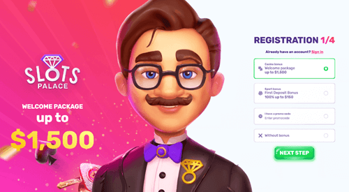 Slots Palace Casino Promo