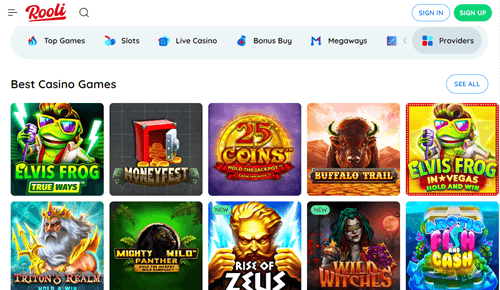 Rooli Casino Games