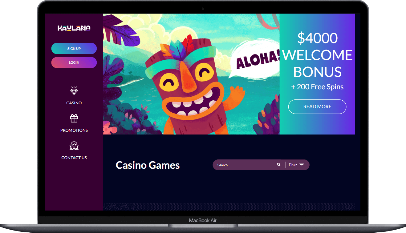 Kaulana Landing Page
