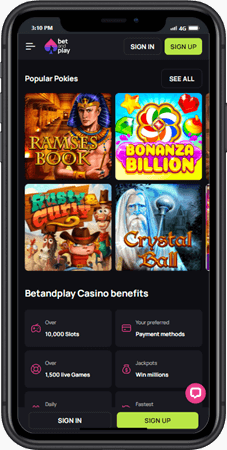 BetandPlay Mobile Casino