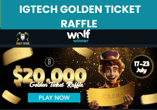 IGTech Golden Ticket Raffle at Wolf Winner