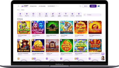 CrownSlots Casino Games