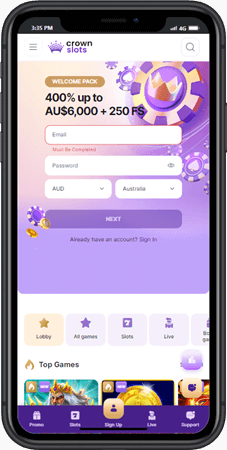 CrownSlots Mobile Casino