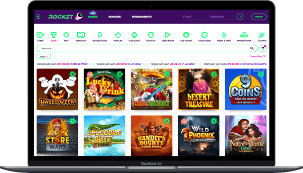 Online Casino Games at Rocket