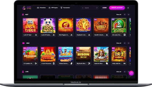 Queen Spins Casino Games