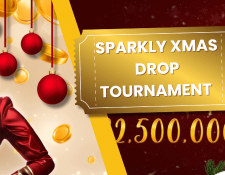Sparkly Xmas Drop Tournament at LuckyWins Casino