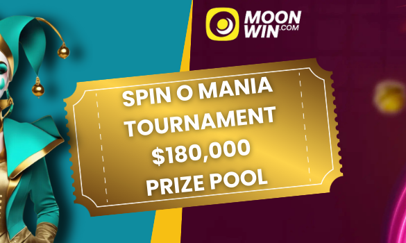 Moonwin Casino’s Spin-O-Mania Tournament: Win a Share of $180,000!