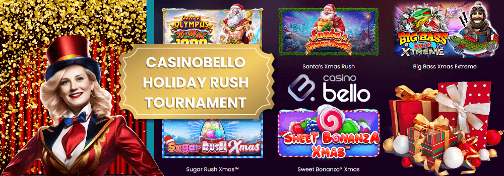 Step Right Up for CasinoBello’s Holiday Rush Tournament!