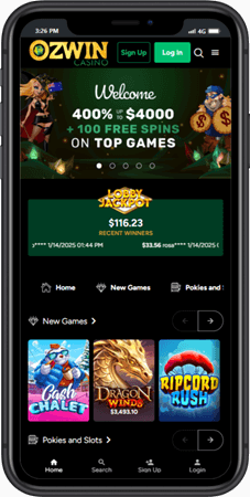 Ozwin Mobile Casino