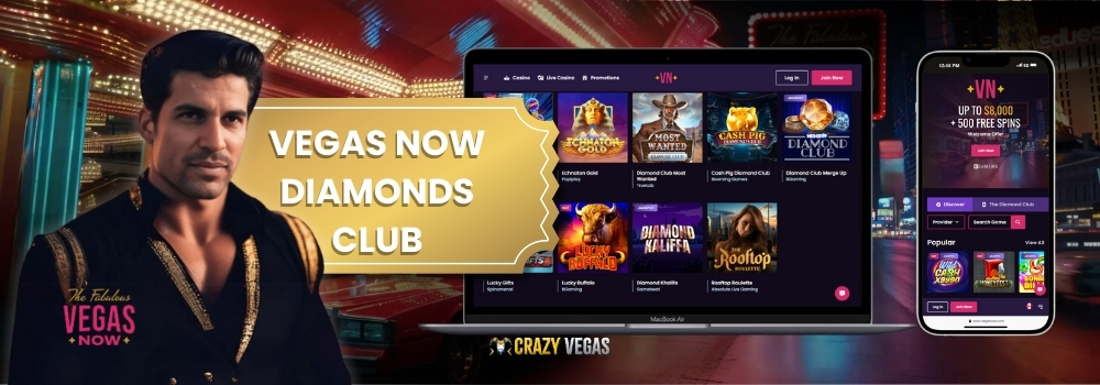 Join the Diamonds Club and Play the Best Online Casino Games