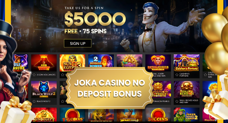 Joka Casino No Deposit Bonus –  A Magical Gaming Journey