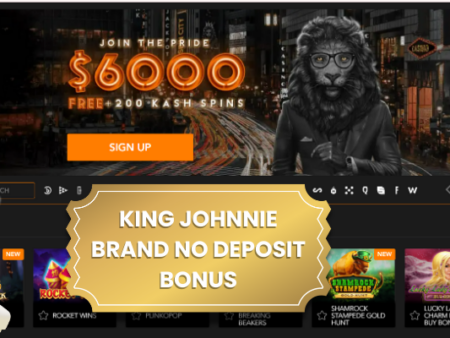 King Johnnie Casino No Deposit Bonus – Claim it Here!
